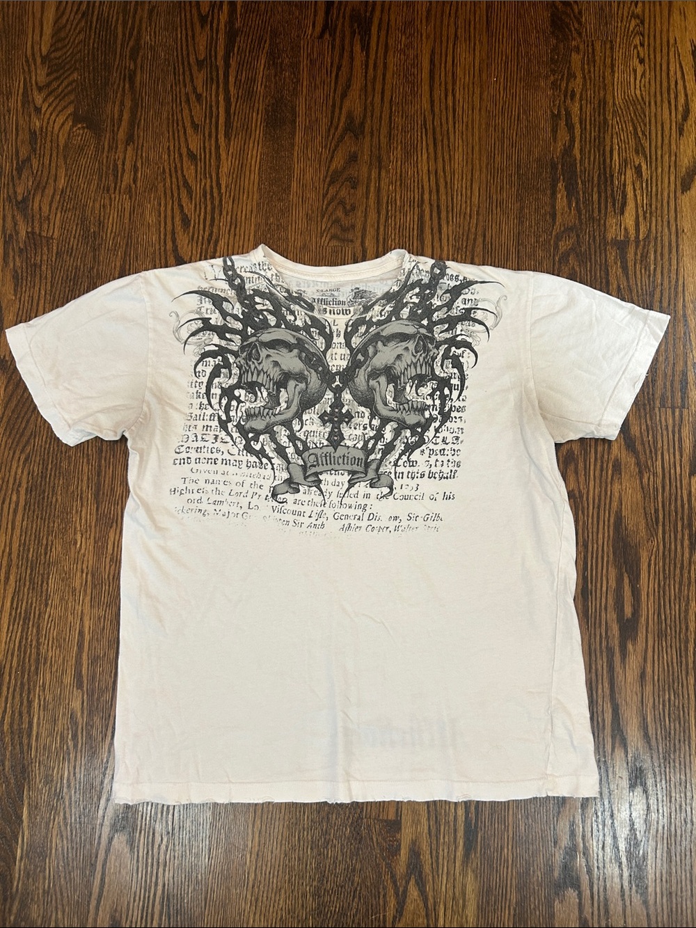 Affliction Skull T-shirt